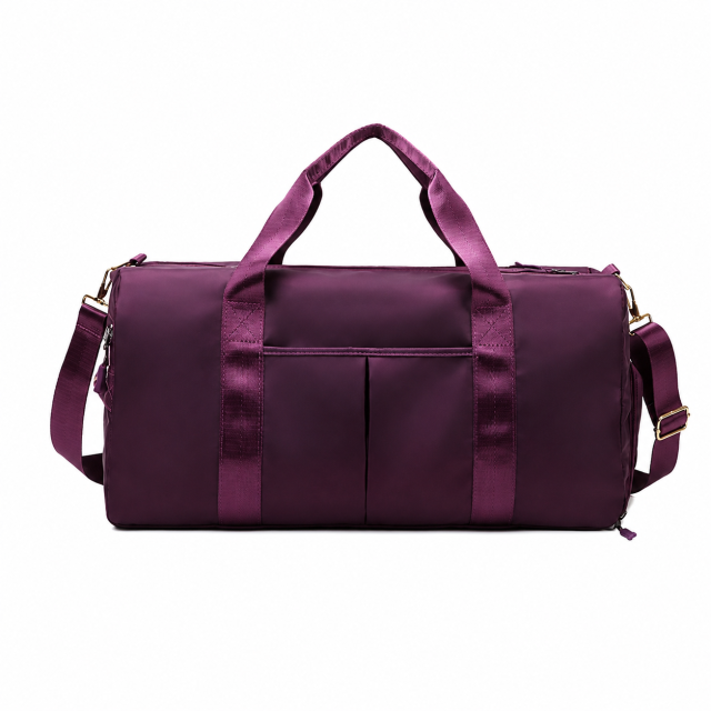 Waterproof Gym Duffel Bag with Wet Pocket and Shoe Compartment