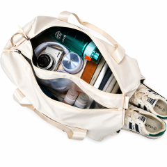 Waterproof Gym Duffel Bag with Wet Pocket and Shoe Compartment