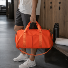 Waterproof Gym Duffel Bag with Wet Pocket and Shoe Compartment