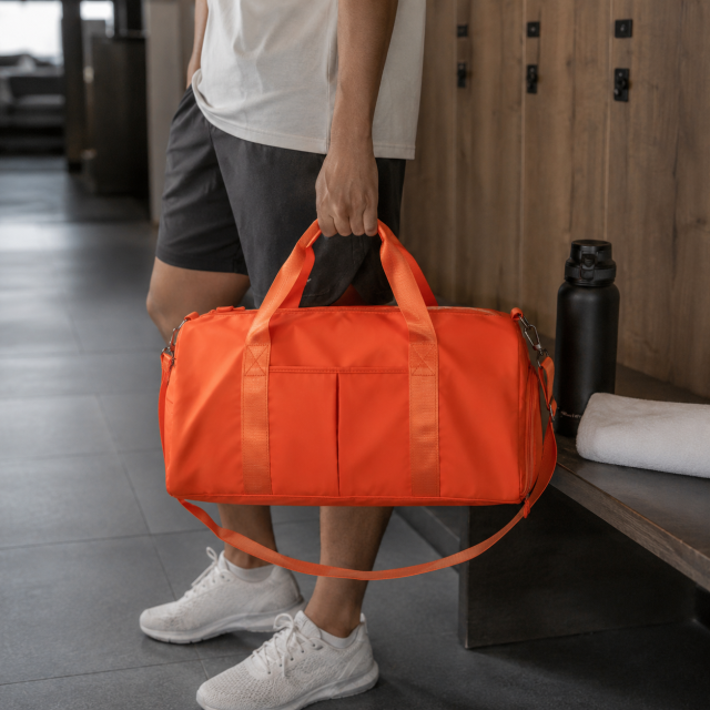 Waterproof Gym Duffel Bag with Wet Pocket and Shoe Compartment