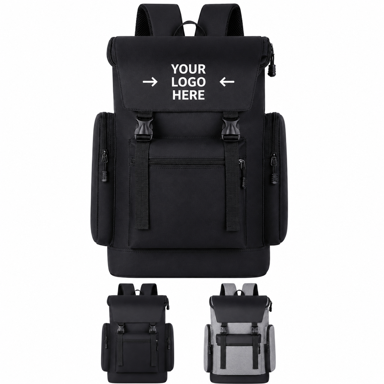 Waterproof Laptop Backpack With Breathable Comfort And Multi Pocket Storage