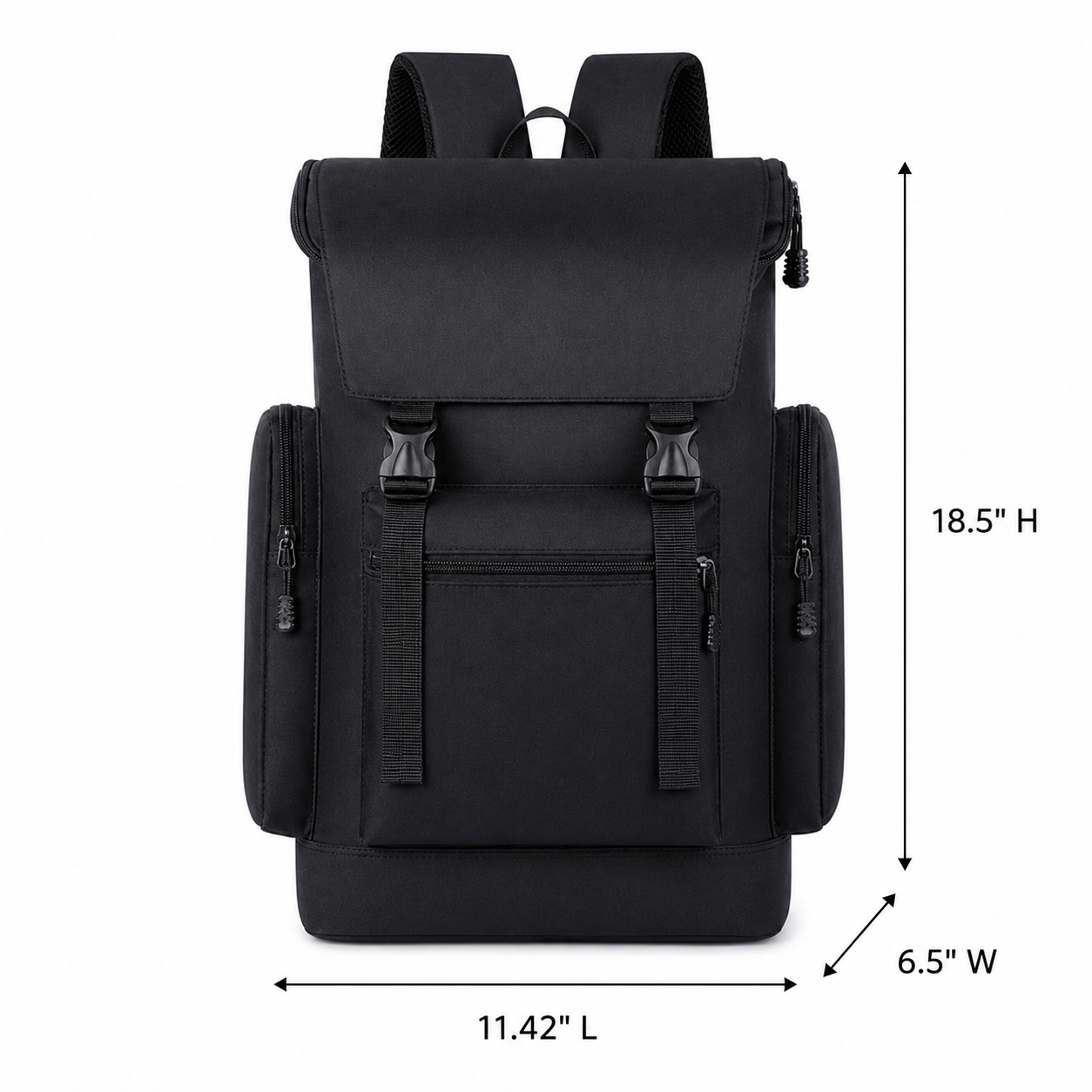Waterproof Laptop Backpack With Breathable Comfort And Multi Pocket Storage