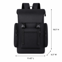 Waterproof Laptop Backpack With Breathable Comfort And Multi Pocket Storage