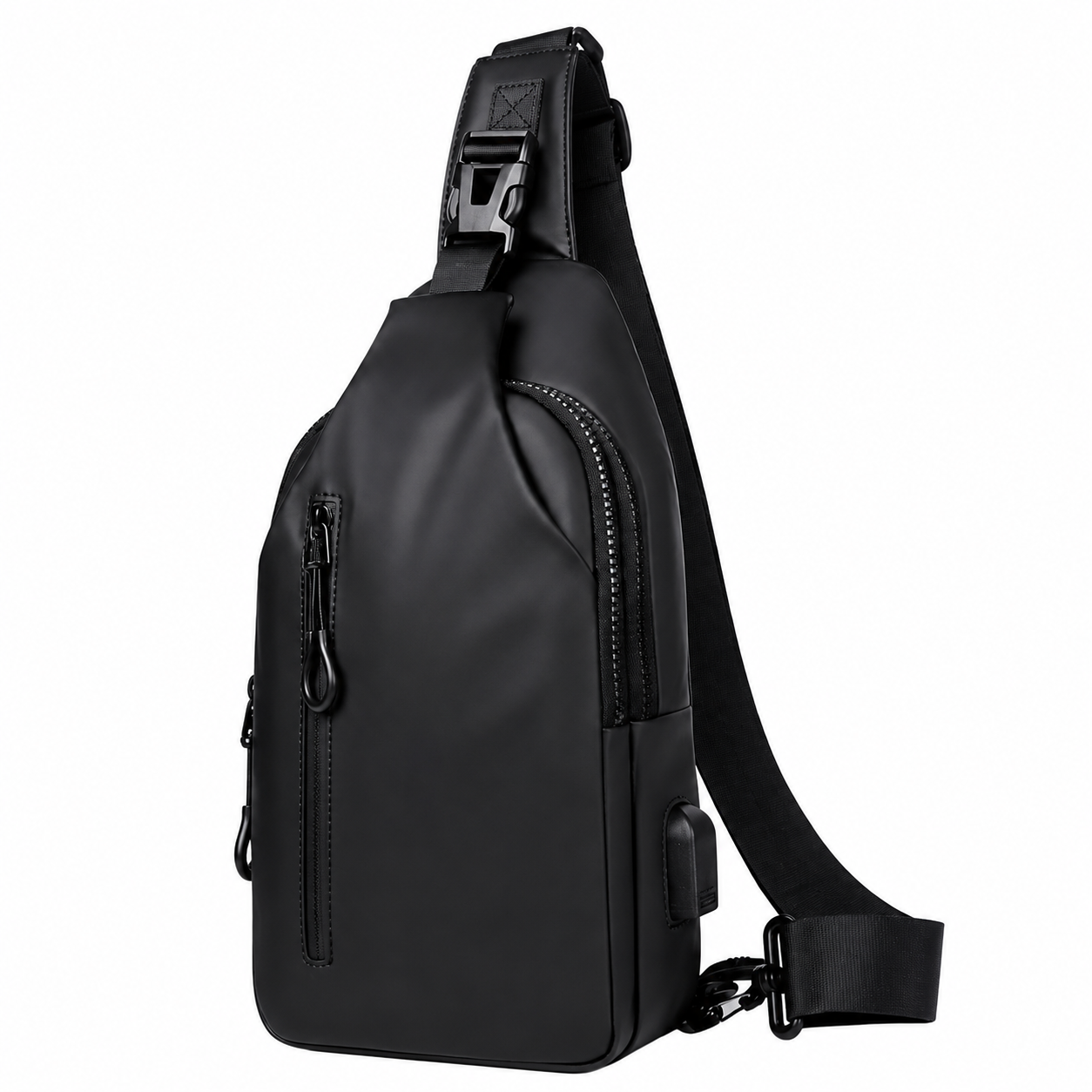 Waterproof Multi-Compartment Crossbody Sling Backpack