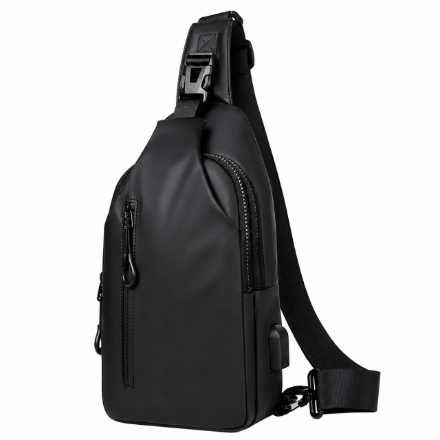 Waterproof Multi-Compartment Crossbody Sling Backpack