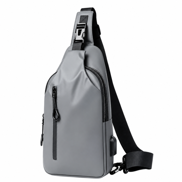 Waterproof Multi-Compartment Crossbody Sling Backpack