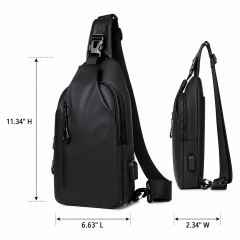 Waterproof Multi-Compartment Crossbody Sling Backpack