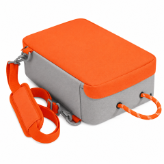 Waterproof Nylon Golf Shoe Bag With Ventilated Mesh Design