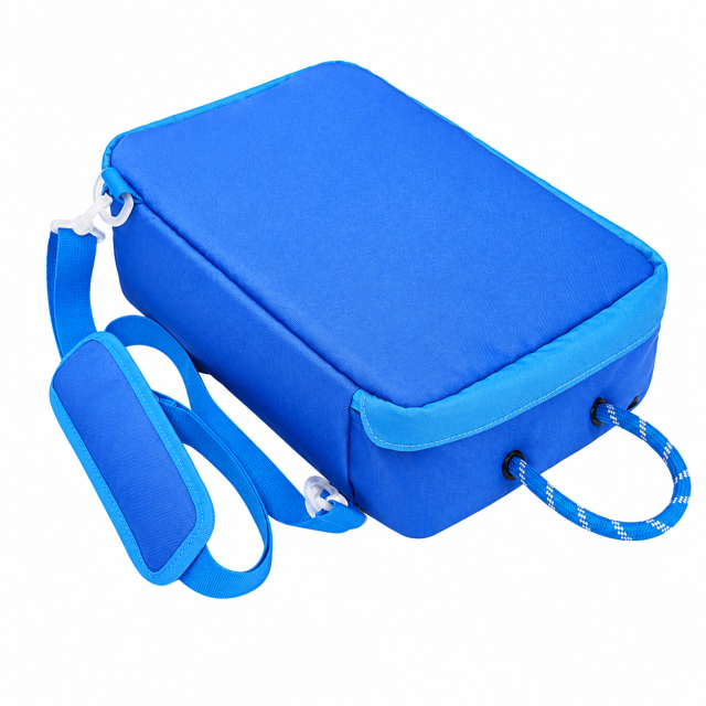Waterproof Nylon Golf Shoe Bag With Ventilated Mesh Design