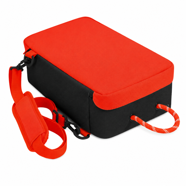 Waterproof Nylon Golf Shoe Bag With Ventilated Mesh Design