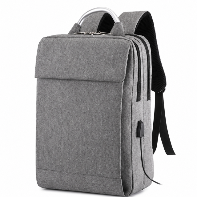 Waterproof Nylon Oxford USB Computer Backpack