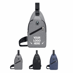Waterproof Oxford Crossbody Sling Backpack