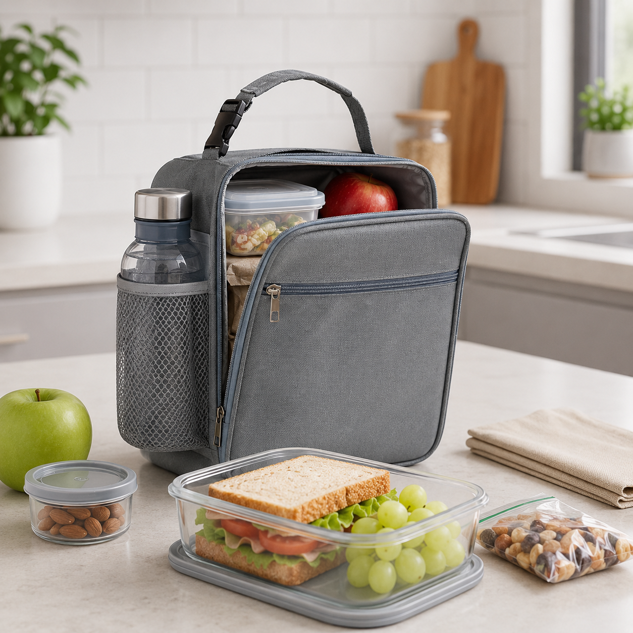Waterproof Oxford Insulated Bottle Cooler Bag With Tall Bottle Design