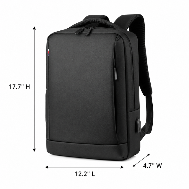 Waterproof Oxford Laptop Backpack with Multiple Compartments