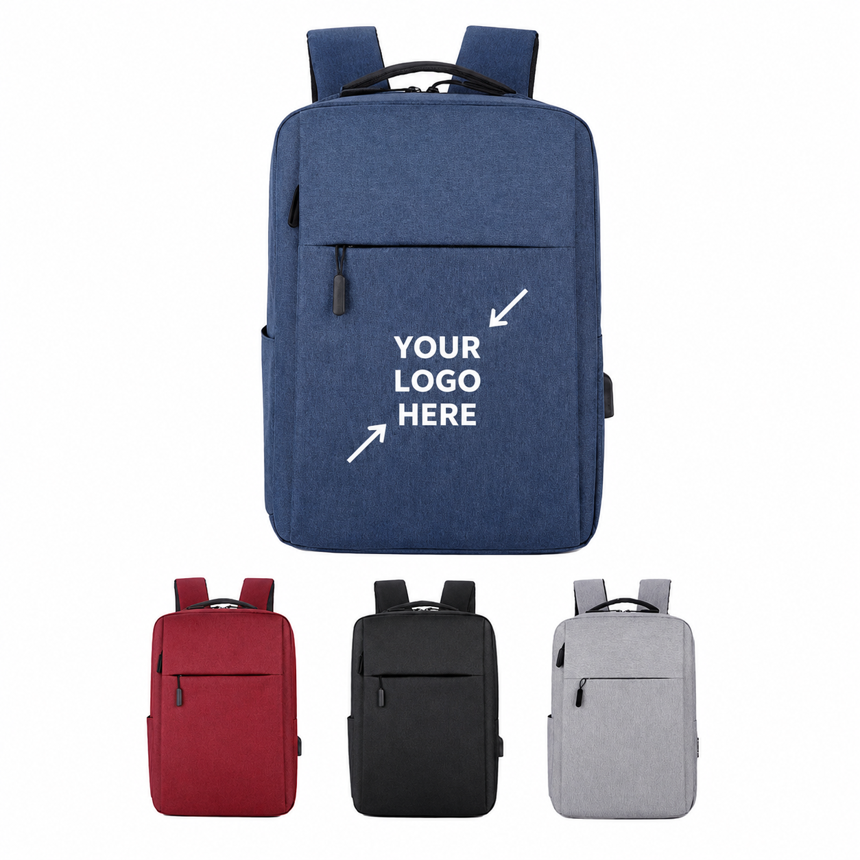 Waterproof Oxford Laptop Backpack with USB Port