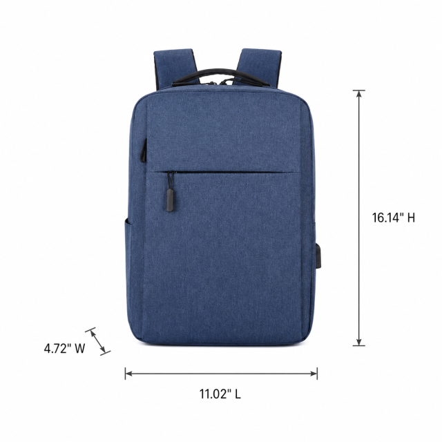 Waterproof Oxford Laptop Backpack with USB Port