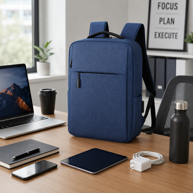 Waterproof Oxford Laptop Backpack with USB Port