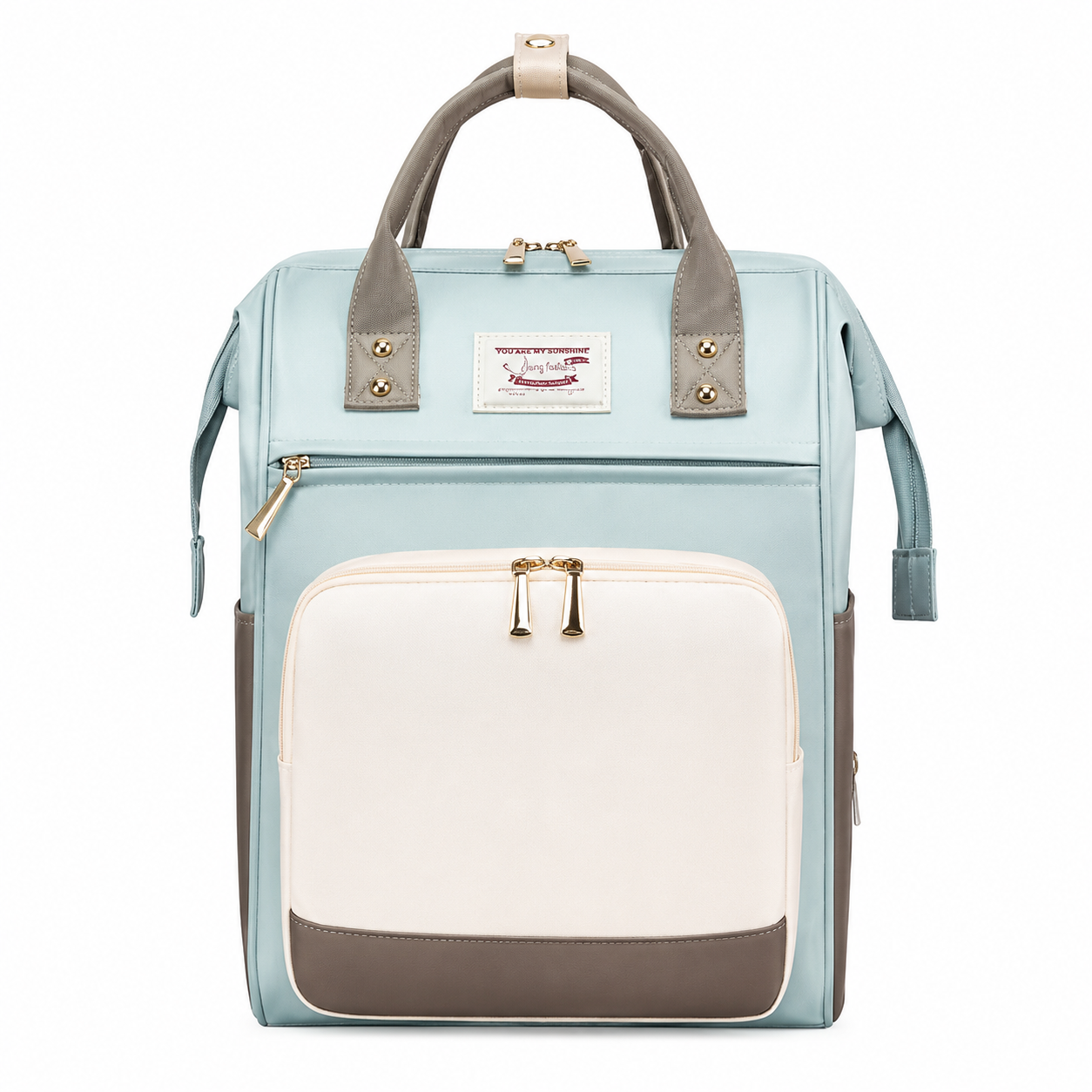 Waterproof Oxford Mommy Backpack With Insulated Pockets