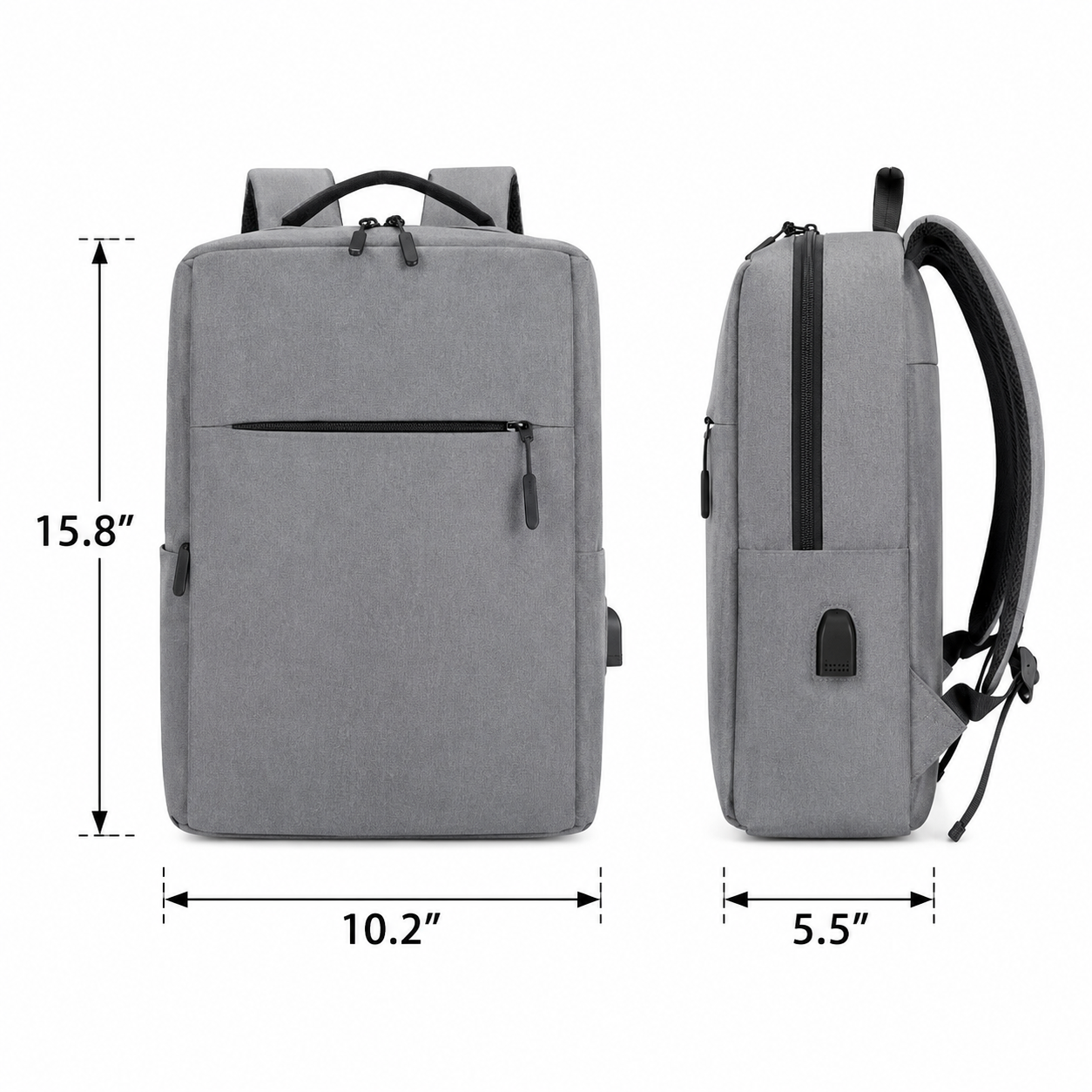 Waterproof Oxford USB Business Laptop Backpack