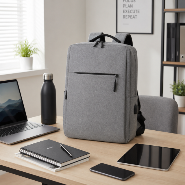 Waterproof Oxford USB Business Laptop Backpack