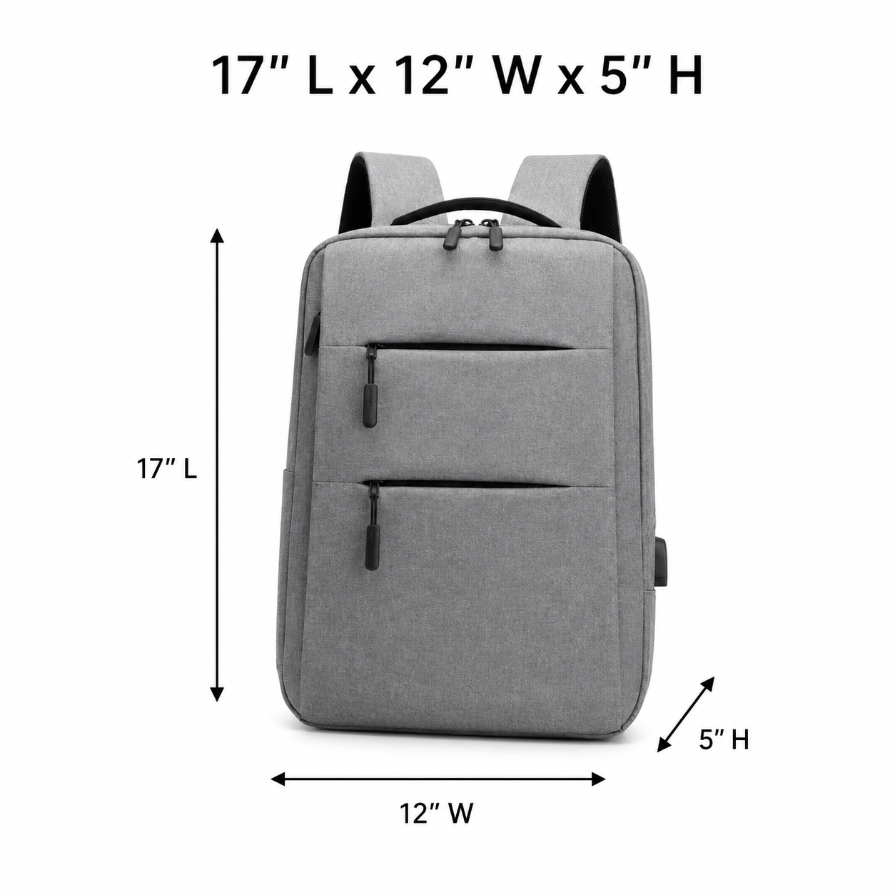 Waterproof Oxford USB Laptop Backpack