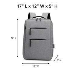 Waterproof Oxford USB Laptop Backpack