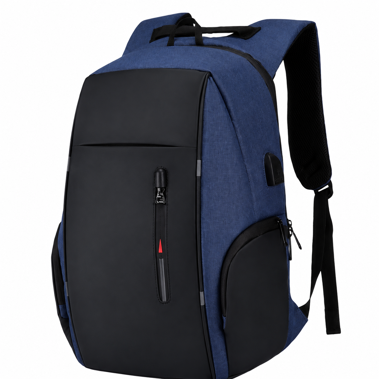 Waterproof Oxford USB Laptop Backpack with Reflective Strips