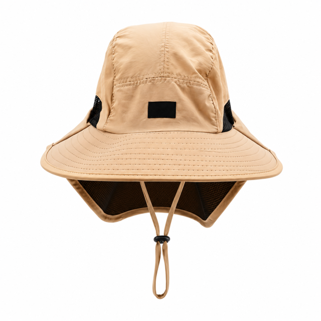 Waterproof UV Protection Bucket Hat with Neck Flap