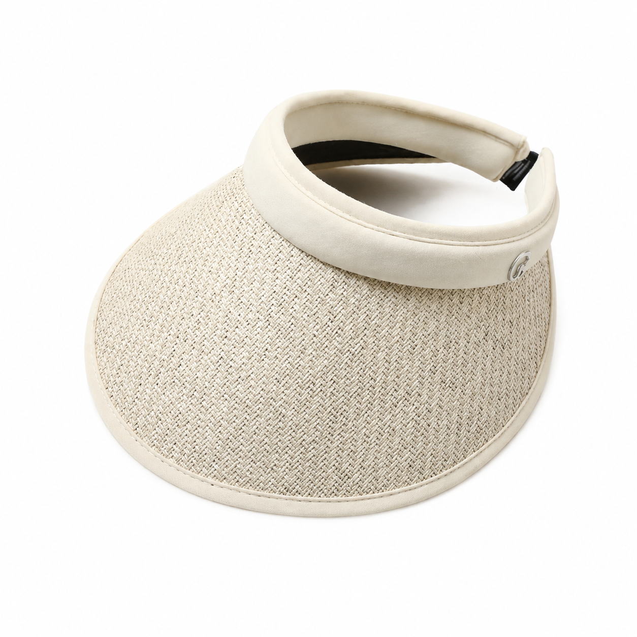 Wide Brim UV Protection Woven Sun Visor