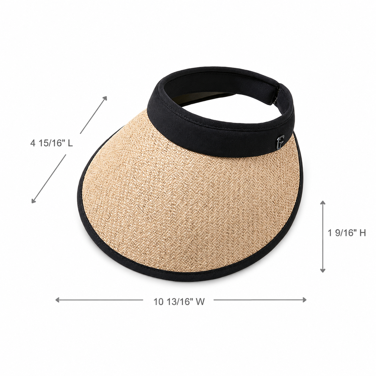 Wide Brim UV Protection Woven Sun Visor