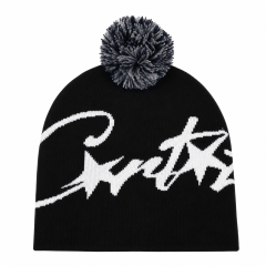 Winter Knitted Pom Pom Beanie Hat