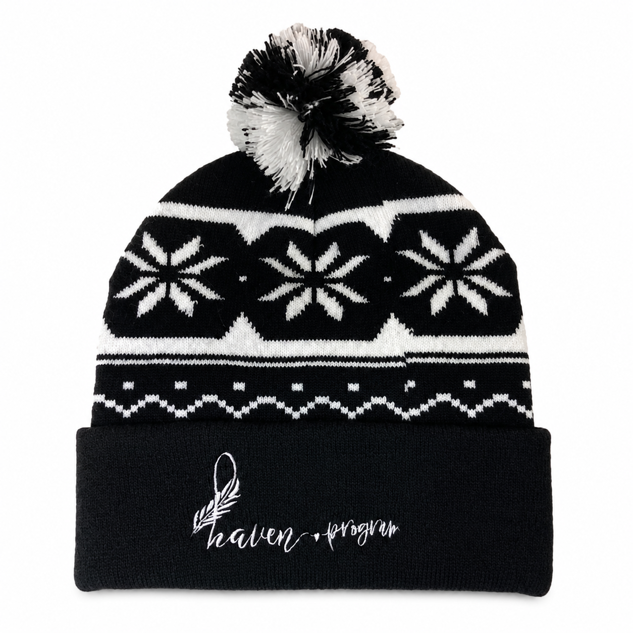 Winter Knitted Pom Pom Beanie Hat