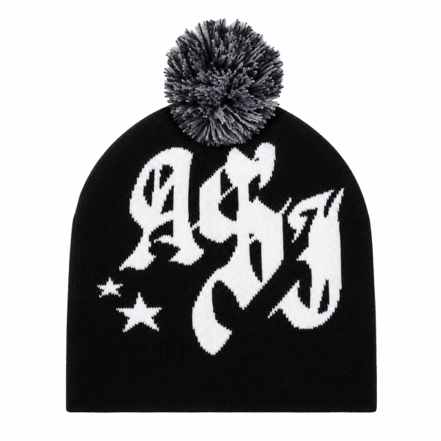 Winter Knitted Pom Pom Beanie Hat