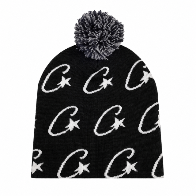 Winter Knitted Pom Pom Beanie Hat