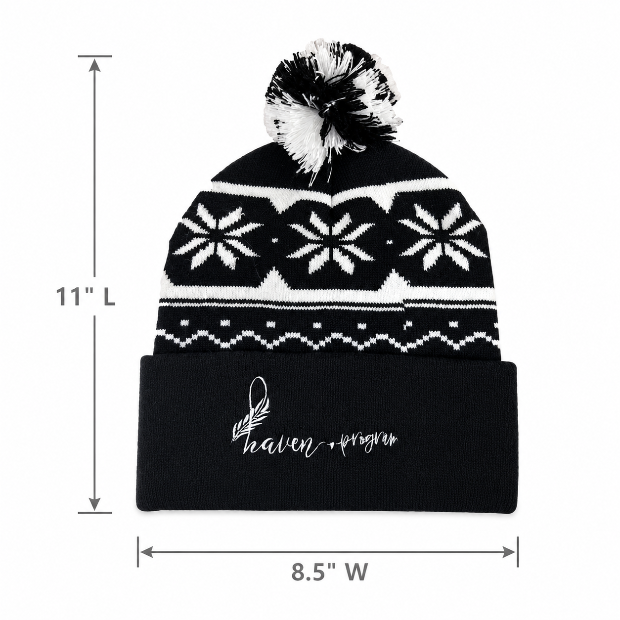 Winter Knitted Pom Pom Beanie Hat