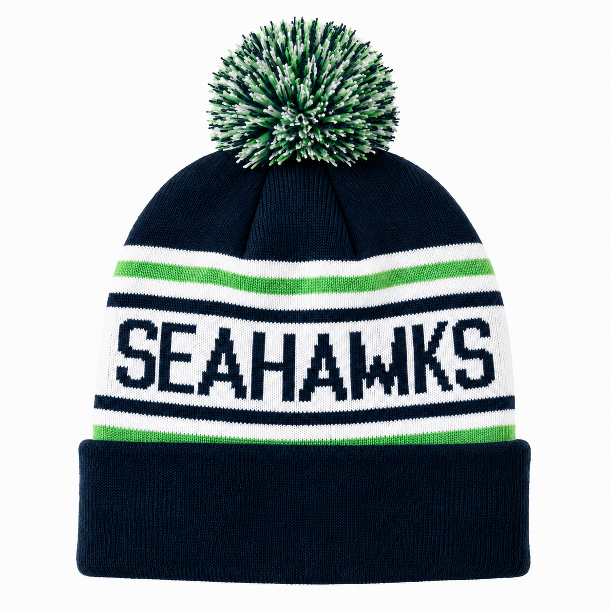 Winter Pom Pom Knit Beanie Hat
