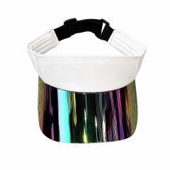 Women's Cotton Holographic Sun Visor Hat