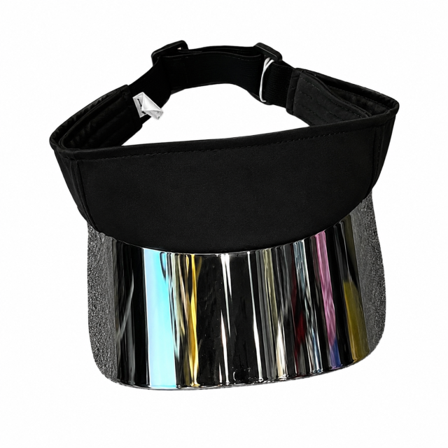 Women's Cotton Holographic Sun Visor Hat