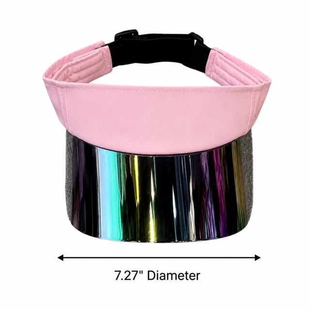 Women's Cotton Holographic Sun Visor Hat