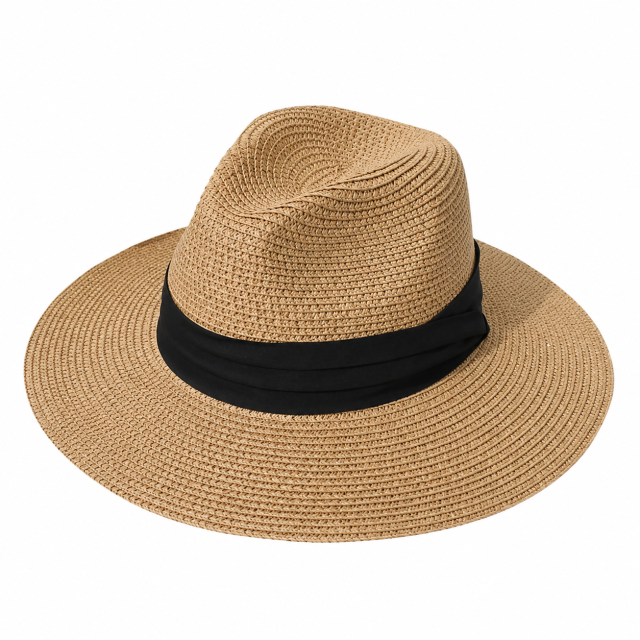 Women's Wide Brim Panama Straw Hat