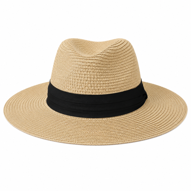 Women's Wide Brim Panama Straw Hat