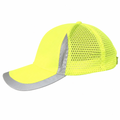 Reflective Safety Baseball Cap with Breathable Mesh