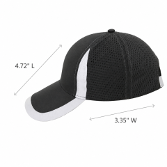 Reflective Safety Baseball Cap with Breathable Mesh
