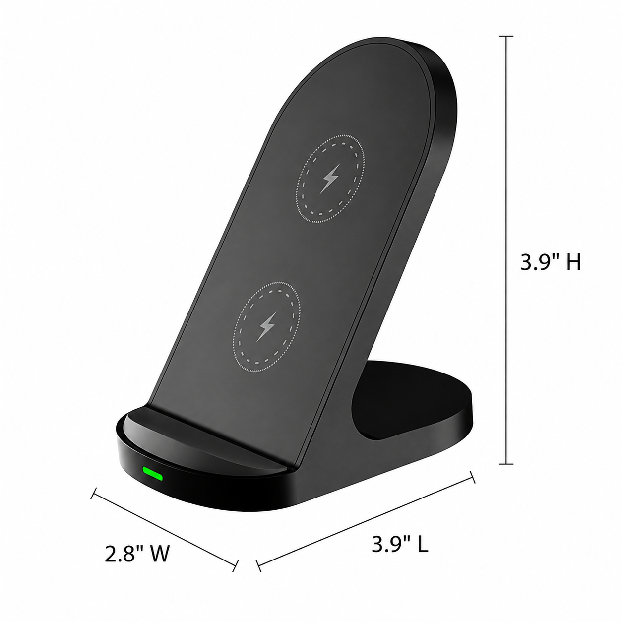 15W Vertical Wireless Charging Phone Stand