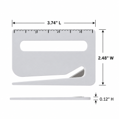3-in-1 Letter Opener with Ruler and Magnifier
