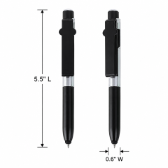 4-in-1 LED Stylus Ballpoint Pen With Phone Stand