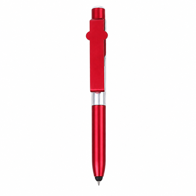4-in-1 LED Stylus Ballpoint Pen With Phone Stand