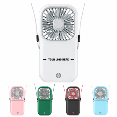 5-in-1 Foldable Rechargeable Mini Fan with Power Bank