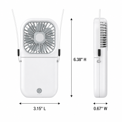 5-in-1 Foldable Rechargeable Mini Fan with Power Bank