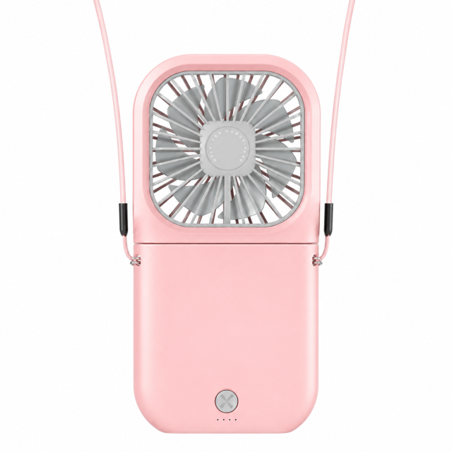 5-in-1 Foldable Rechargeable Mini Fan with Power Bank